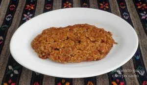 Tacu tacu con arroz integral