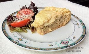Quiche de poro sin lácteos