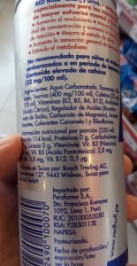 Riesgos de las bebidas energizantes