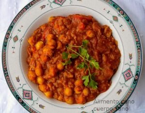 curry de garbanzos