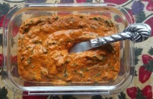 Dip de pimientos y espinaca