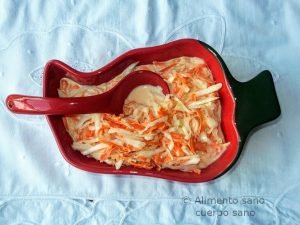 Ensalada Coleslaw sin azúcar