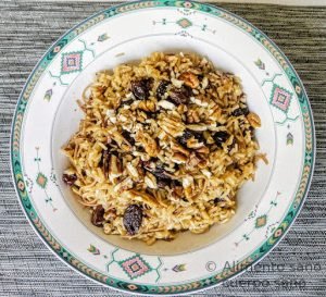 Arroz árabe integral