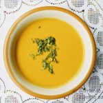 Crema de zanahoria con curry