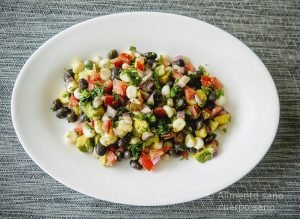Ensalada de palta con frejol