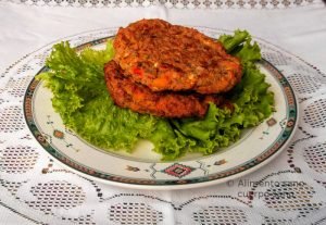 croquetas de zucchini y garbanzo