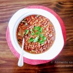 chili de frejoles con portobellos