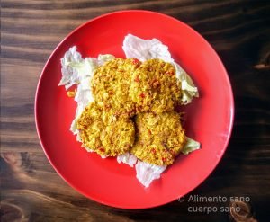 croquetas de coliflor y garbanzo